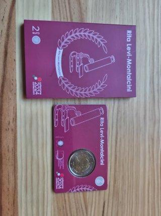 Moneda 2€ Italia 2024 Rita Levi-Montalcini