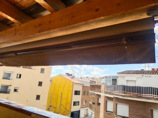 Toldos beige y marron
