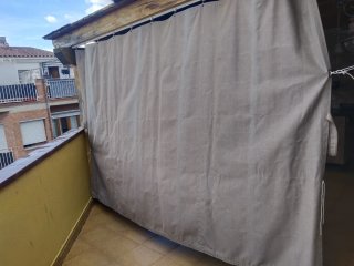 Toldos beige y marron