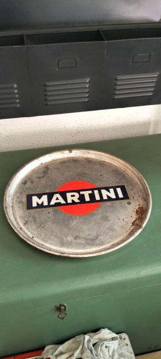 Bandeja Martini Metálica Vintage
