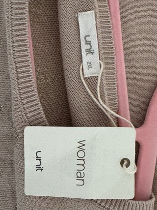 Jersey beige con lunares dorados - Nuevo
