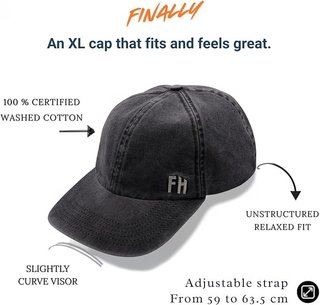 Gorra XL Free Heads Hombre Algodón Premium NUEVA