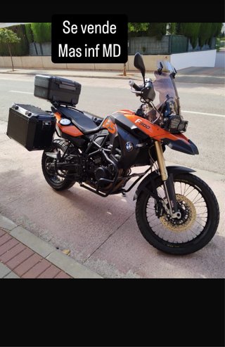 BMW F 800GS Adventure Naranja/Negra