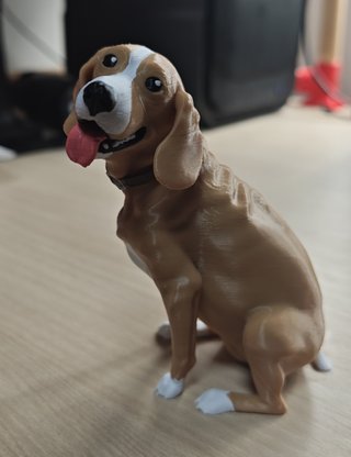Figura impresa de tu  Perrete de 120mm a color