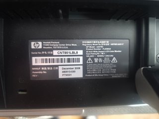 Monitor HP con Teclado y Ratón