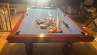 Mesa de billar convertible
