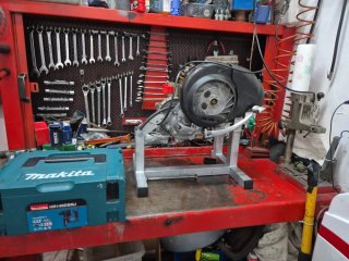 Soporte Reparación Motores Vespa Clásica