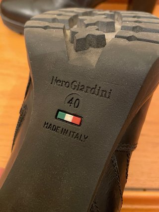 NERO GIARDINI - Botines tacón negro 40