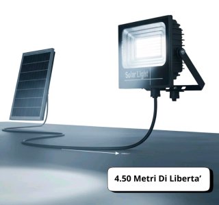 2x Faro LED Solare 400W Esterno con Telecomando
