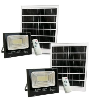 2x Faro LED Solare 400W Esterno con Telecomando