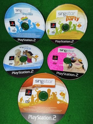 Lote 5 Juegos SingStar PS2