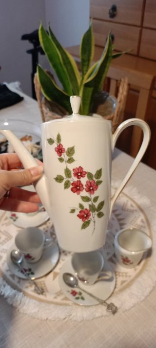 Servizio caffè Bavaria 4 tazze + zuccheriera