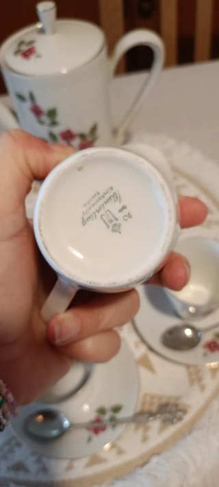 Servizio caffè Bavaria 4 tazze + zuccheriera