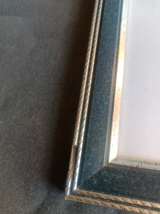 2 Cuadros Vintage Marco Negro