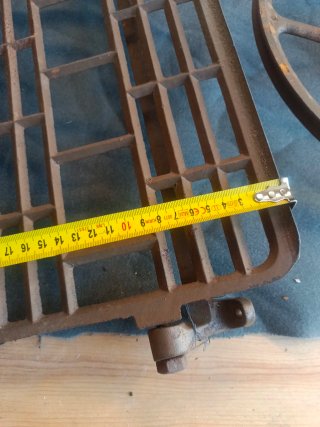 Piezas metálicas máquina de coser Antigua