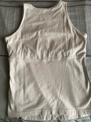 Camiseta deportiva Adidas tirantes blanca