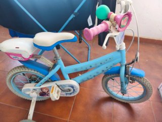 Bicicleta Frozen Niña