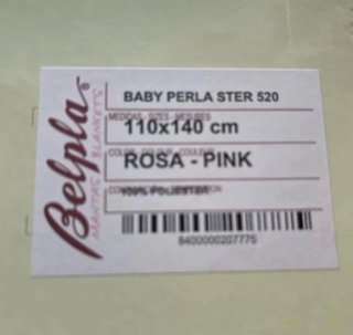 Manta de cuna Baby Perla