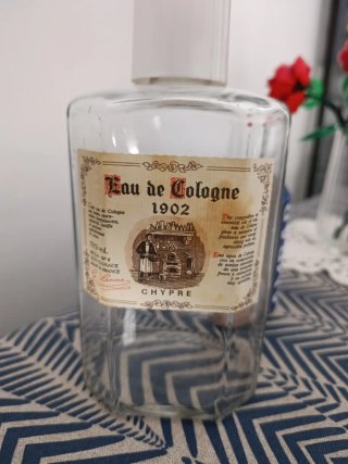 Botella Antigua Eau de Cologne G. Lenne 1902