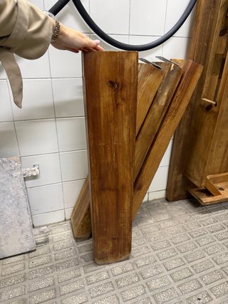 Mesa madera maciza rústica