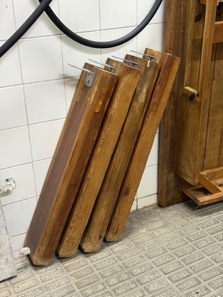 Mesa madera maciza rústica