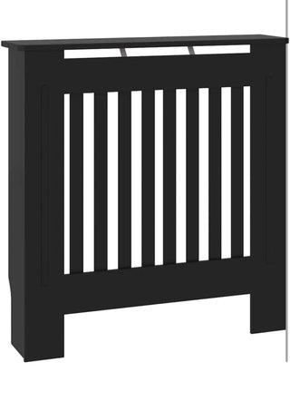 Cubierta de radiador negra