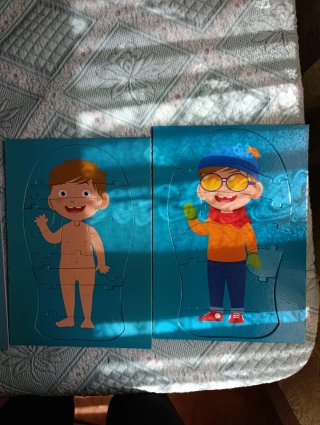 Puzzle educativo El Cuerpo Humano