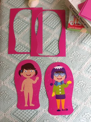 Puzzle educativo El Cuerpo Humano