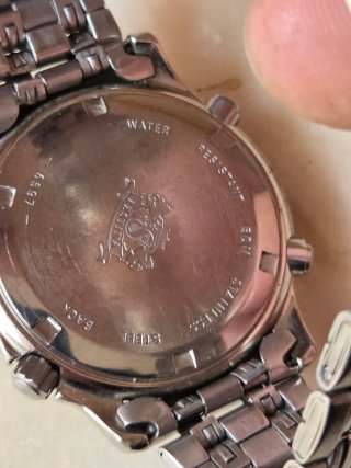 Orologio Lorenz Uomo Cronografo Argento Bianco