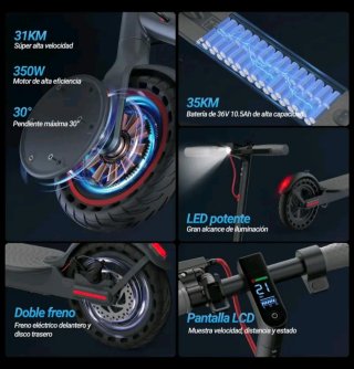 AOVOPRO Patinete Eléctrico ES80
