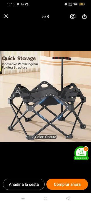 Mini trampolín fitness plegable