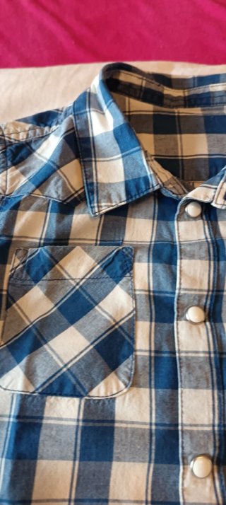 Camicia Guess scacchi bambino 6 anni