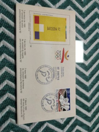 4 Sobres Conmemorativos Barcelona '92 - 1990