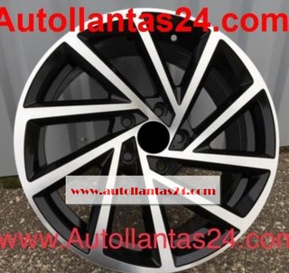 Juego de 4 llantas volkswagen r Turbina bl