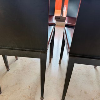 Mesa de comedor contemporánea cristal