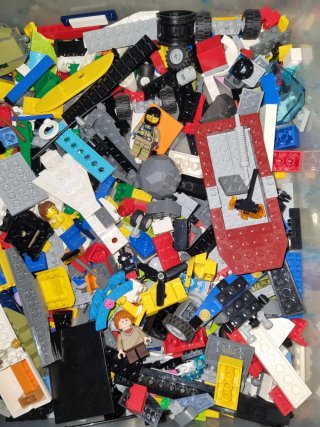 Lego Misti 1kg Pezzi Vari