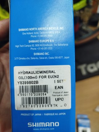 Shimano Aceite Mineral Freno Hidráulico 100ml