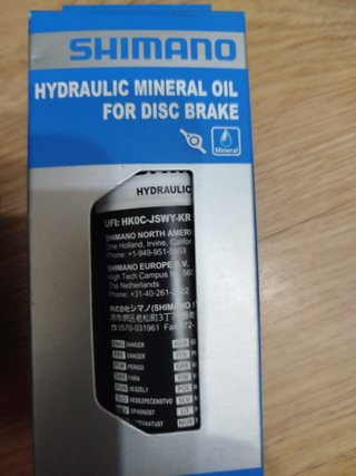 Shimano Aceite Mineral Freno Hidráulico 100ml
