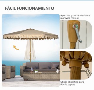 Sombrilla de jardín