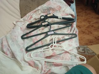 Perchas de plástico para ropa de adulto