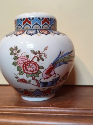 Jarrón Tibor Porcelana Irabia Multicolor