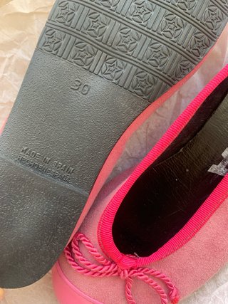 Bailarinas niña rosa talla 30