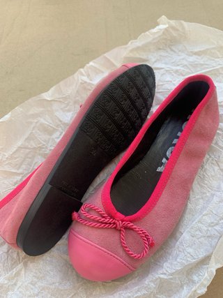 Bailarinas niña rosa talla 30
