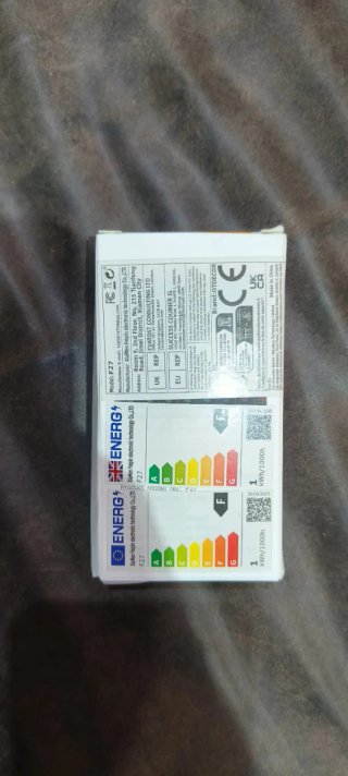 Lampada LED RGB per WC con sensore