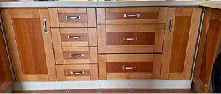 Muebles de cocina madera Iroco