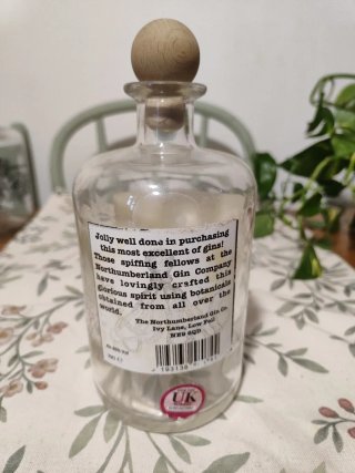 4 Botellas Steam Punk de cristal y madera