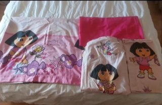 Lote Sábanas Cama 90 Dora la Exploradora