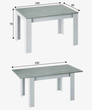 Mesa extensible moderna