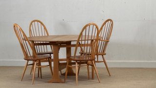 Mesa y 4 Sillas Ercol
