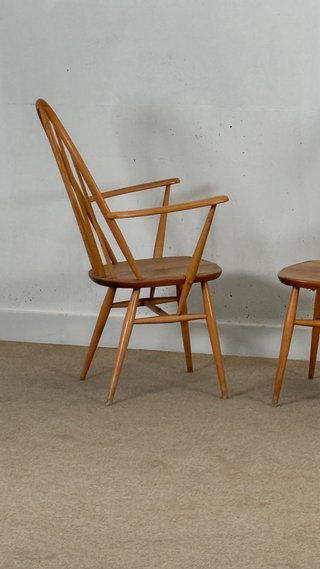 Mesa y 4 Sillas Ercol